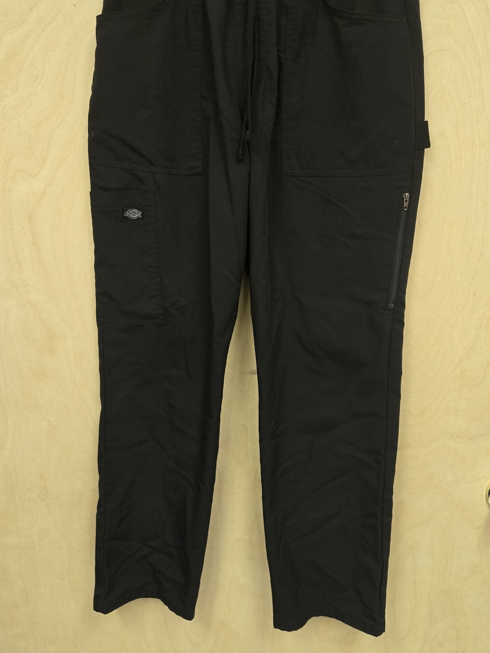Dickies Black Cargo Work Pants with Zip Pocket